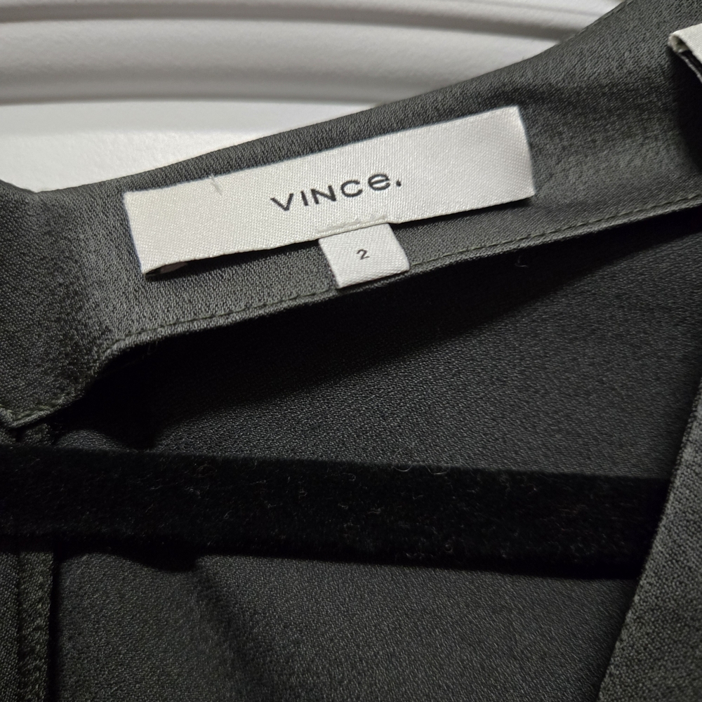Vince Charcoal Long Sleeve Dress - Picture 7 of 7
